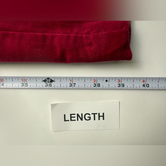 Talbots Women’s  Red Velvet Pleated Front Curvy Pants Side Zip Size 4 Career - Picture 10 of 11